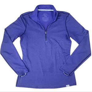 Patagonia 1/4 Zip Capilene Midweight Moisture-wicking Womens Long Sleeve Top